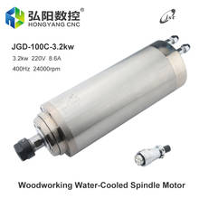 CNC Spindle Motor 3.2KW Water-Cooled Woodworking Advertising Engraving ER20 Chuck D100mm For CNC Milling Machine 2024 - buy cheap