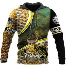 Cool Fishing Animal 3D Printed Mens Hoodie Harajuku Fashion Sweatshirt Unisex Casual Jacket Pullover sudadera hombre KJ056 2024 - buy cheap