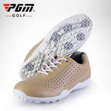 Pgm аутентичная обувь для гольфа мужские водонепроницаемые противоскользящие мужские спортивные кроссовки дышащая удобная обувь на шнуровке обувь для гольфа AA10101 2022 - купить недорого
