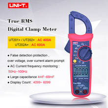 True RMS Digital Clamp Meter AC DC voltage AC current tester UNI-T UT201+UT202+UT202A+ NCV Multimeter false detection protection 2024 - buy cheap