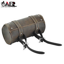 Universal Vintage Motorcycle Saddle Bags PU Leather Motorbike Side Tool Tail Bag Luggage for Harley Honda Yamaha 2024 - buy cheap