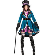 Halloween Alice in Wonderland Costumes Women Magician Cosplay Girls  Magic Cosplay witch costume 2024 - buy cheap