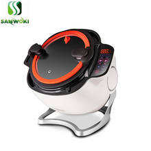 Intelligent Electric Automatic Stir Frying Machine 6L Household Cooking Wok Pot Non-stick Multifunctional Cooker Pot 2000w 2024 - buy cheap