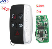 3 pces x 5 botões 433mhz inteligente remoto chave fob para jaguar xf xj xl xk xe 2013-2017 id49 chip fcc: kobjtf10a 2024 - compre barato