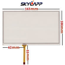 New 7''inch 165mm*100mm Resistive Touch Screen Digitizer for Car navigation DVD (The wire on the right) touch panel Glass 2024 - buy cheap