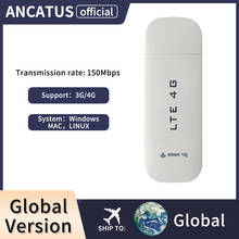 Wi-fi-карта ANCATUS GLWN150N-4G, адаптер для sim-карты, usb-модем для sim-карты, 4g wi-fi 4g sim-роутер, беспроводной LTE USB-модем 2024 - купить недорого