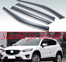 For Mazda CX-5 CX5 2012 2013 2014 2015 2016 Plastic Exterior Visor Vent Shades Window Sun Rain Guard Deflector 4pcs 2024 - buy cheap