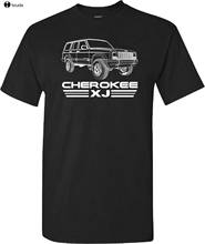 Camiseta de moda para hombre, camisa con estampado de pantalla personalizado, Cherokee Xj Mj Off Road 4X4 Suv 2018 4Wd, 4,0, verano, 2019 2024 - compra barato