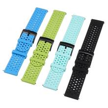 Breathable Silicone Strap For Suunto 9/D5/9 Baro/Spartan Sport Wrist HR Smart Watch Steel Pin Buckle Strap Replace Watchbands 2024 - buy cheap