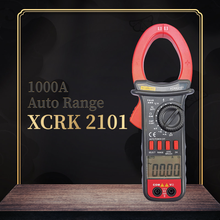 Xcrk xcrk2101 medidor de braçadeira digital, multímetro de 1000a ac/dc tensão corrente tapacidor de frequência temperatura testador rms 2024 - compre barato