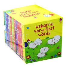 Libro de tablero de palabras USborne para niños de 0 a 5 años, juguete educativo en inglés, caja de embalaje de 12x10cm, 10 libros por juego 2024 - compra barato