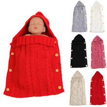 Citgeett-Manta de punto para bebé recién nacido, saco de dormir de lana, cómoda 2024 - compra barato