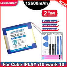 LOSONCOER 12600mAh Tablet Battery  For Cube iPLAY 10 U83 AX 2024 - buy cheap