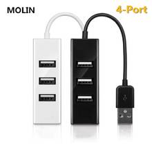 USB 2.0 Mini Hub 4 in 1 Combo Splitter Expansion 4 Port High Speed Hub Multi Adapter for PC Laptop Notebook Computer Accessories 2024 - buy cheap