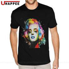 Camiseta de manga corta con estampado personalizado para hombre, de primera calidad Camisa de algodón, estilo Harajuku, Marilyn Monroe 2024 - compra barato