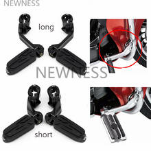 Motorcycle Highway Foot Pegs Clamps Engine Guard Footpegs Footrest Pedal For Harley Touring Road King Softail Dyna Universal 2024 - buy cheap