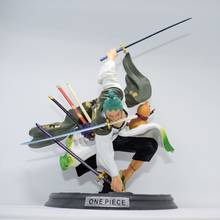 27cm GK Japanese Anime One Piece Figurines Roronoa Zoro Kimono Three Sword Style PVC Action Figure Collection Model Toys Gifts 2024 - buy cheap