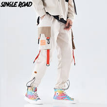Single Road Mens Cargo Pants Men Fashion 2022 Pockets Hip Hop Joggers Men Techwear Japanese Streetwear Trousers Pants For Men 2024 - buy cheap