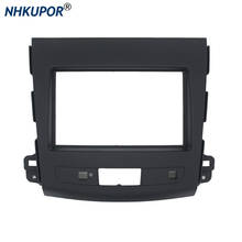 Kit de som multimídia para mitsubishi outlander, dvd, painel estéreo, montagem, instalação, moldura, placa facial 2024 - compre barato