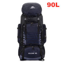 Large 90L Outdoor Mountaineering Backpack Waterproof Hiking Camping Trekking Backpack Climbing Rucksack Travel Sport Blaso Bag 2024 - buy cheap