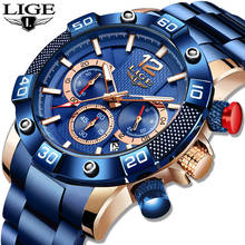 New Gift LIGE Men Watches Classic Aesthetic Design Men Watch Sport Waterproof Stainless Wristwatch Male Quartz Relogio Masculino 2024 - buy cheap