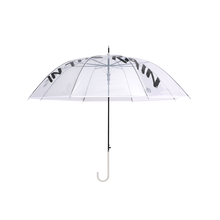 Paraguas portátil a prueba de viento para mujer, sombrilla transparente para mujer, protección Uv para exteriores, equipo de lluvia Grande OO50CB 2024 - compra barato