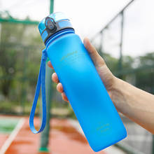 Portable Sports Fitness Water Bottle Large-Capacity Plastic Cup Anti-fall Outdoor Water Pots Kettles Space Cup Bottles 1000ML 2024 - buy cheap