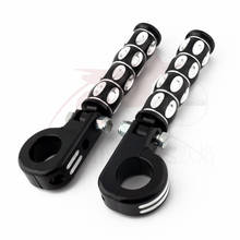 Motorcycle Foot Pegs Footrest Clamp Mount Highway Pegs Engine Crash Bars Guard For Harley Sportster for honda Suzuki M109 2024 - buy cheap