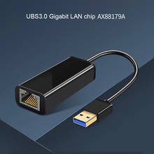 Adaptador Ethernet Gigabit USB 3,0 a tarjeta de red Lan RJ45 para Windows 7 8 10 PC Macbook Laptop USB Ethernet 2024 - compra barato