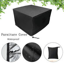 Black Waterproof Dustproof Outdoor Patio Garden Furniture Covers Oxford  Rain Snow Chair Covers Protector for Sofa Table Chair 2024 - buy cheap