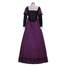 Cosplaydiy сделанная на заказ средневековая одежда для взрослых викторианское средневековое боковое платье на шнуровке Ренессанс викторианское платье L320 2024 - купить недорого