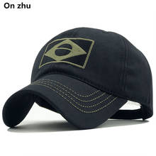 Hot Sale Tactical Baseball Cap Men Summer Brazil Flag Sun Protection Snapback Cap Male Casual Golf Baseball Hat Wholesale 2024 - buy cheap