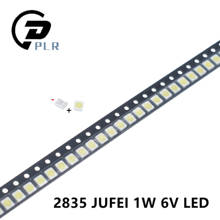 3000 шт. 01. JT.2835BPWS2-C светодиодный светильник jufei подсветка 1 Вт 6 в 96лм холодный белый ЖК-подсветка 1210 3528 2835 для ТВ-приложения 2024 - купить недорого