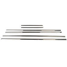 Under window trim stainless steel bright strip Suitable for Toyota Land Cruiser Prado fj150 LC150 2010 2011 2012 2013 2014 2018 2024 - buy cheap