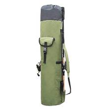 Fishing Bags Portable Multifunction Nylon Fishing Rod Storage Case Canvas Reel Organizer Travel Carry Pole Tools Bag 2024 - buy cheap
