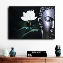 Buddha Art Canvas Print Painting Religious Buddhism Wall Picture Living Room Abstract Morden Home Decoration Poster 2024 - buy cheap
