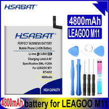 HSABAT 4800mAh BT-6202 Battery for LEAGOO M11 Smartphone 2024 - buy cheap