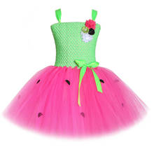 Vestido de princesa para niña, traje bonito de sandía para niña, ropa Tutus para fiesta de cumpleaños, 1-12 años 2024 - compra barato