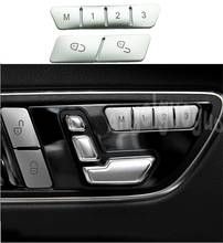 Car Styling for Mercedes Benz C E Class W204 W212 CLA/GLA/GLK/GLE/CLS/GL/ML/A Door Seat Memory Lock Buttons Trim Covers Stickers 2024 - buy cheap
