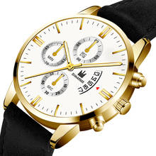 Mens Watches Top Brand Luxury 2021 Business Calendar Wristwatch Casual Quartz Watch Men Sport Military Clock Relogio Masculino 2024 - buy cheap