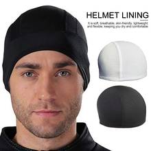 Quente equitação boné forro inverno gorro chapéu forro capacete universal térmica sob capacete para a corrida de esqui ciclismo caminhadas 2024 - compre barato