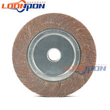 10 inch Abrasive Flap Wheel Emery Cloth Sanding Disc for Grinding Derusting of Metal Automobile Manufacturing and Aluminum Alloy 2024 - buy cheap