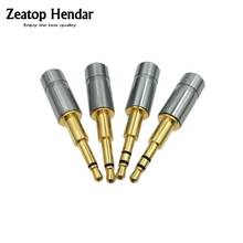 4Pcs New Copper Mini 2.5mm Mono Stereo Jack Male Audio Plug Soldering Cable Adapter Connection Audio DIY Connectors 2024 - buy cheap