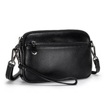 Genuine Leather Small Ladies Crossbody Bags Female Casual Shoulder Bags For Women Luxury Handbag Fashion Clutch Bag Purse 2024 - buy cheap