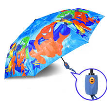 Spiderman-paraguas plegable portátil para niños y niñas, sombrilla de Mickey a prueba de viento y lluvia, de fácil apertura 2024 - compra barato