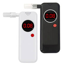 Bafômetro digital profissional, dispositivo de detecção de álcool pela respiração com tela lcd 2024 - compre barato