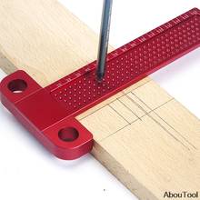 Woodworking Scribe 100-260mm T type Ruler Hole Scribing ruler Aluminum alloy Line Drawing Marking Gauge DIY Measuring Tools Kit 2024 - buy cheap