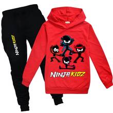 NINJA KIDZ Kids Boutique Clothing Wholesale Cotton Kids Clothes Girls Tshirt Pants Suit School Boys Outfit Baby Children Hoodies 2024 - buy cheap