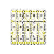 Regla de ropa multifunción de acrílico de alta calidad, 15x15cm/15x30cm, regla de corte de tela para Sastre, 1 unidad 2024 - compra barato