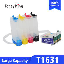 Toney King T1631 Continuous Ink System Kit For Epson WorkForce WF-2010W 2510WF 2520NF 2530WF 2540WF Printer With Reset Chip 2024 - buy cheap